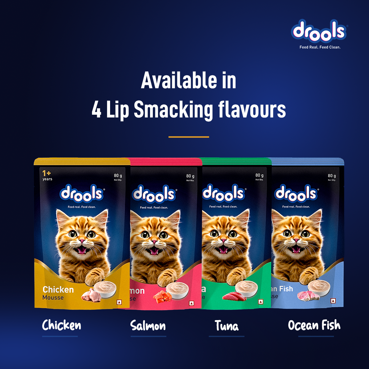Drools Mousse Chicken - 80 gm | Wet Cat Food