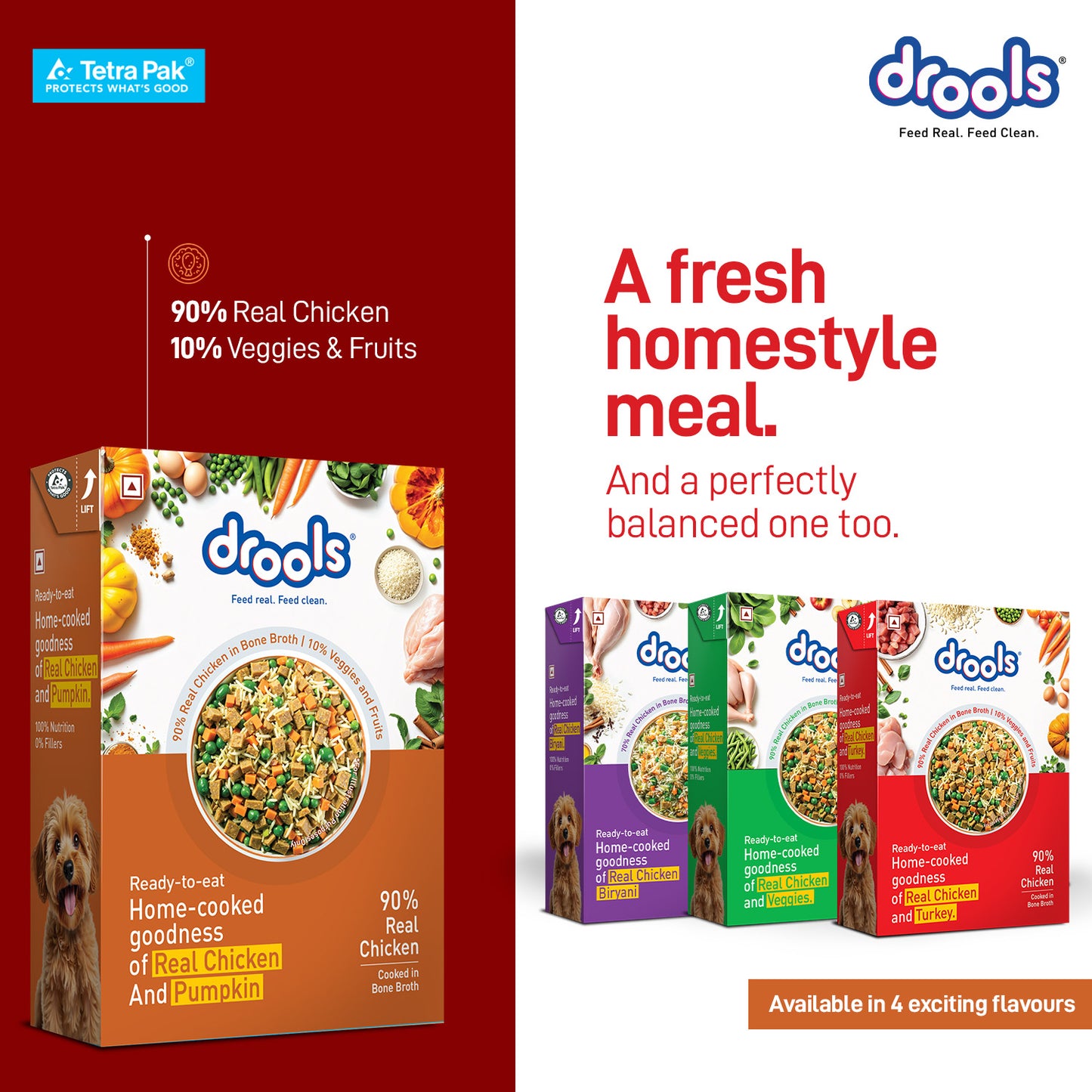 Drools Chicken Pumpkin Biryani | Fresh Dog Food
