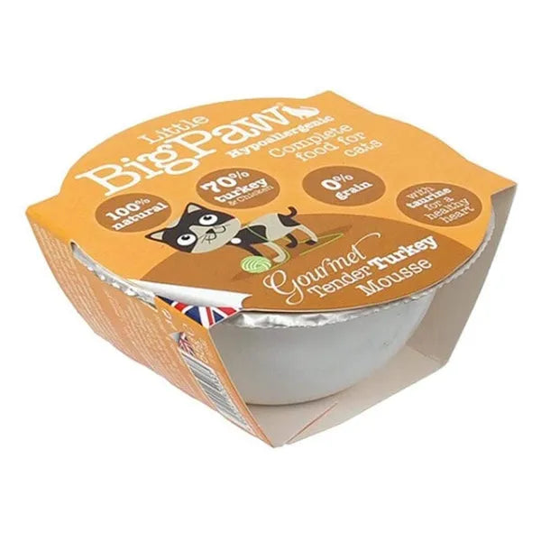 Little BigPaw Gourmet Tender Turkey Mousse | Wet Cat Treats