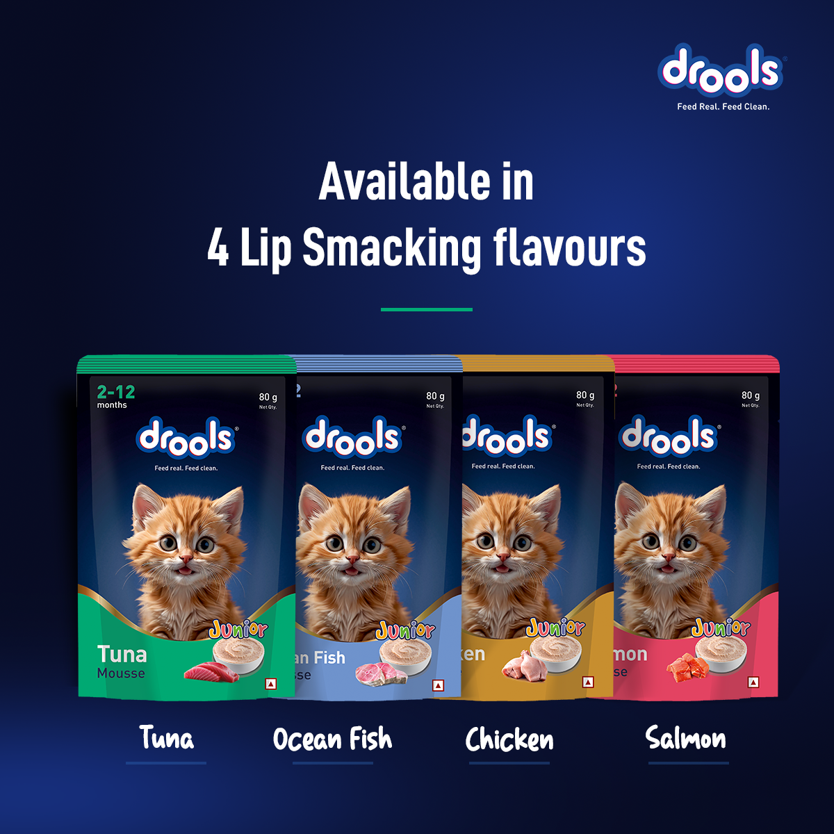 Drools Mousse Tuna Kitten - 80 gm | Wet Cat Food