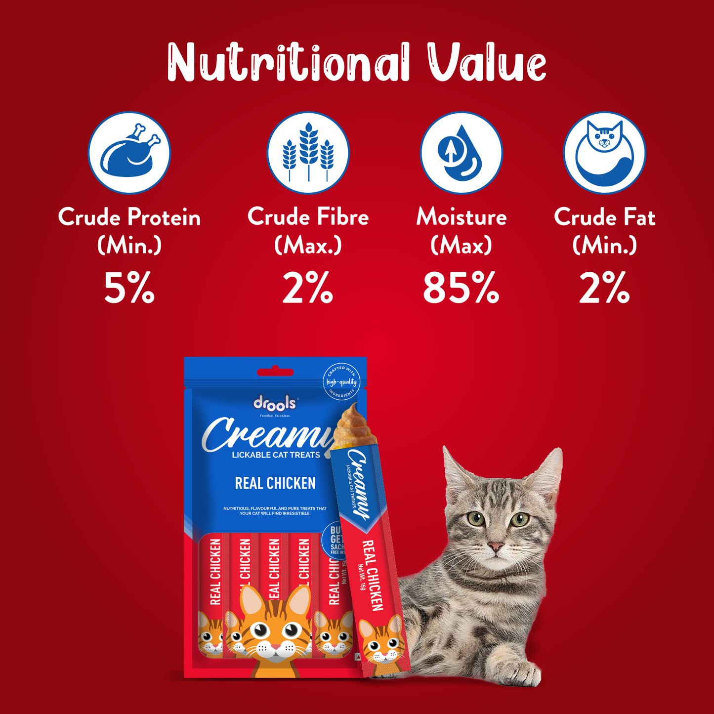Drools Creamy Treat Chicken | Wet Cat Treats