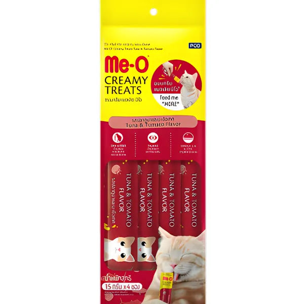 ME-O Creamy Treat Tuna & Tomato Flavor | Wet Cat Treats