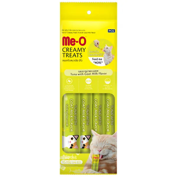 ME-O Creamy Treat Tuna & Goat Milk Flavor | Wet Cat Treats