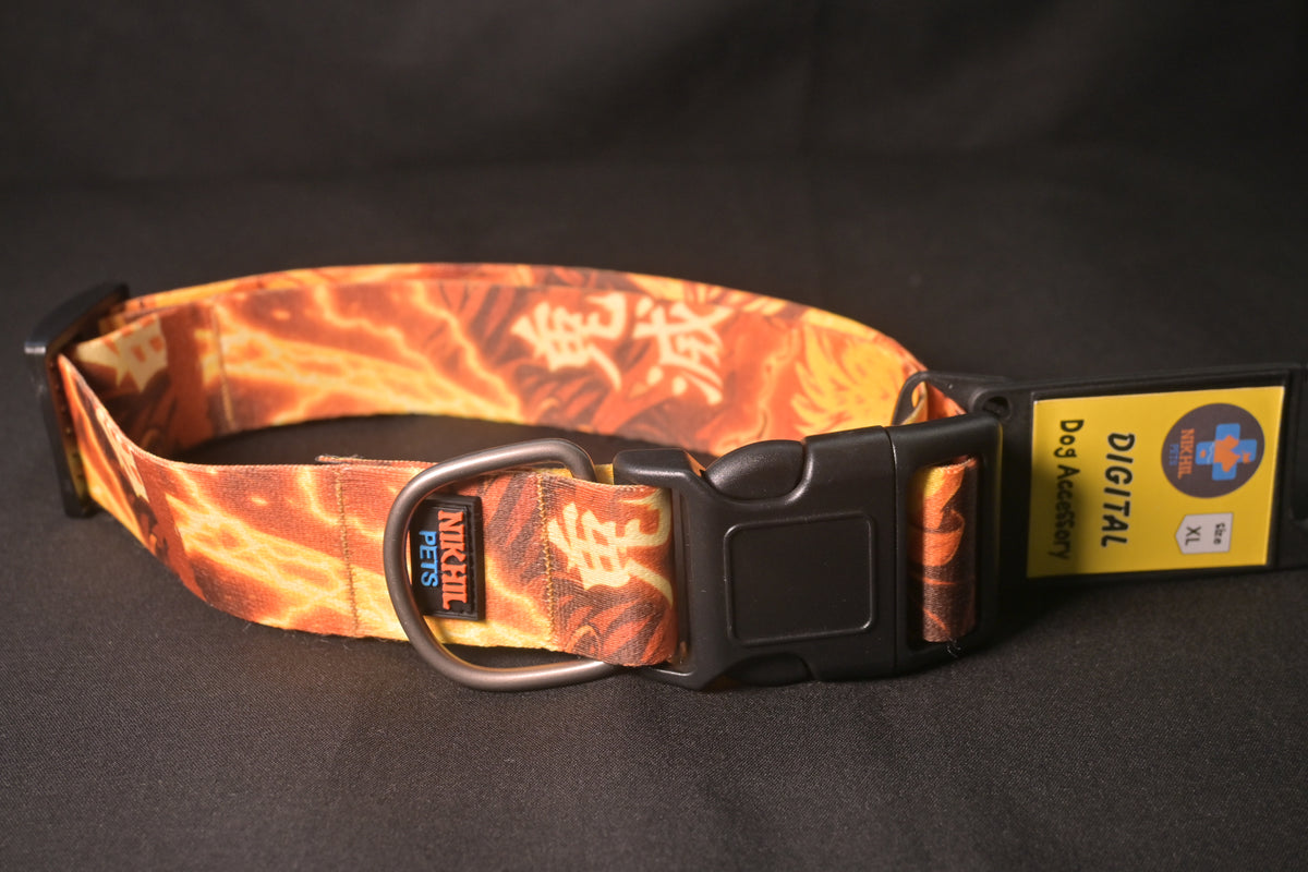 Nikhil Pets Anime Print Collar (X-Large) | Dog Collars