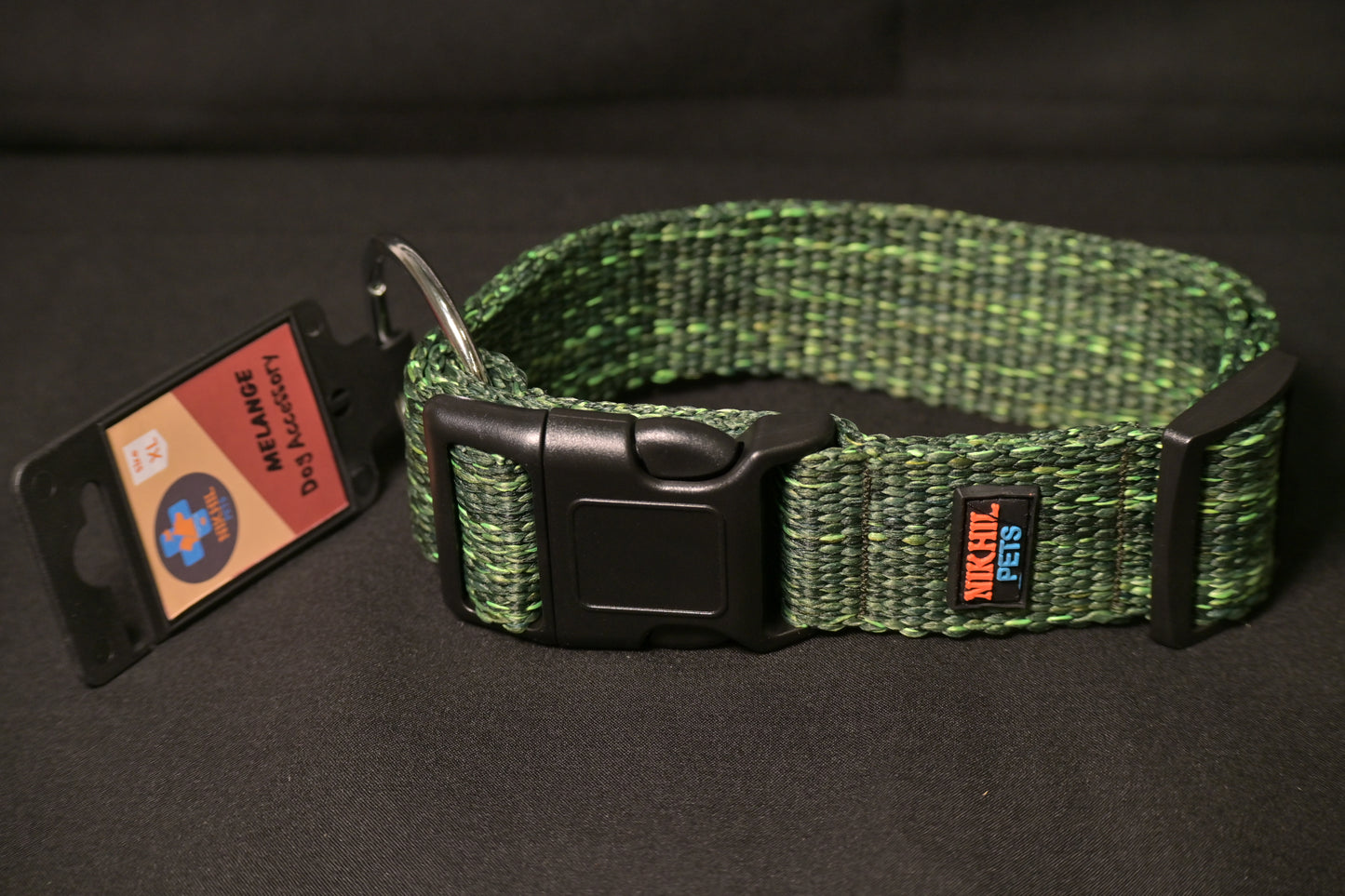 Nikhil Pets Melange Regular Collar (X-Large) | Dog Collars