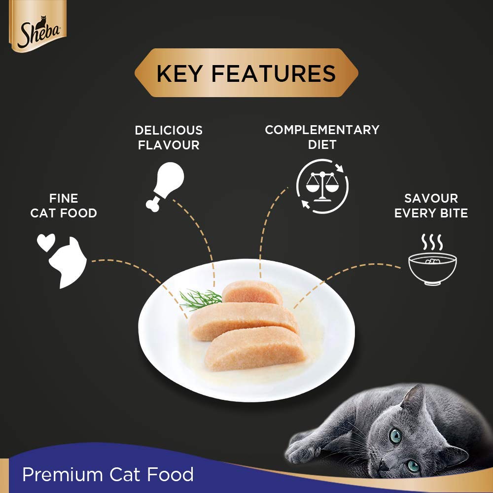 Sheba Chicken Loaf Gravy | Wet Cat Food