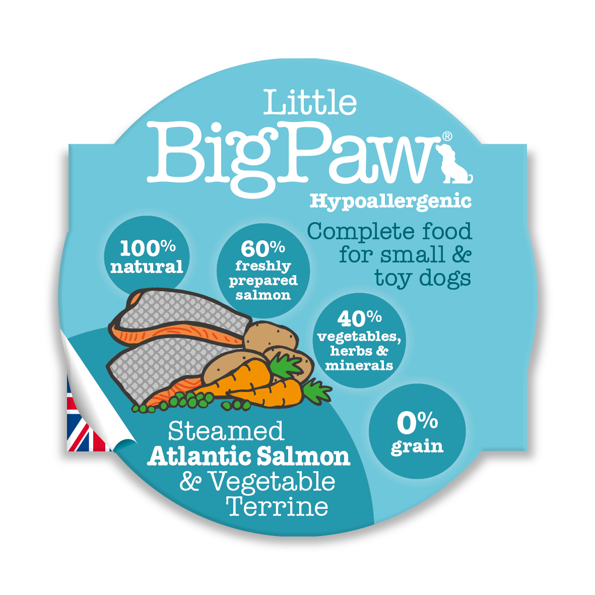 Little BigPaw Steamed Atlantic Salmon & Vegetable Terrine