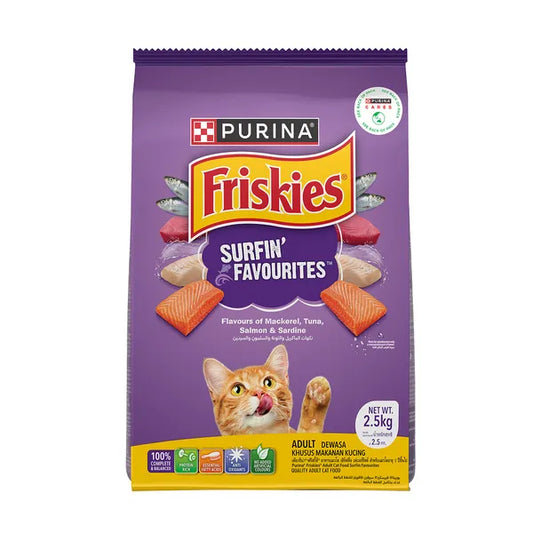 Purina Friskies Surfin' Favourite Adult | Dry Cat Food - Nikhil Pet Store