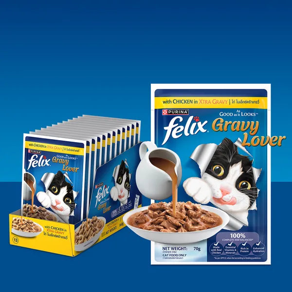 Felix Gravy Lover Chicken in Gravy | Wet Cat Food