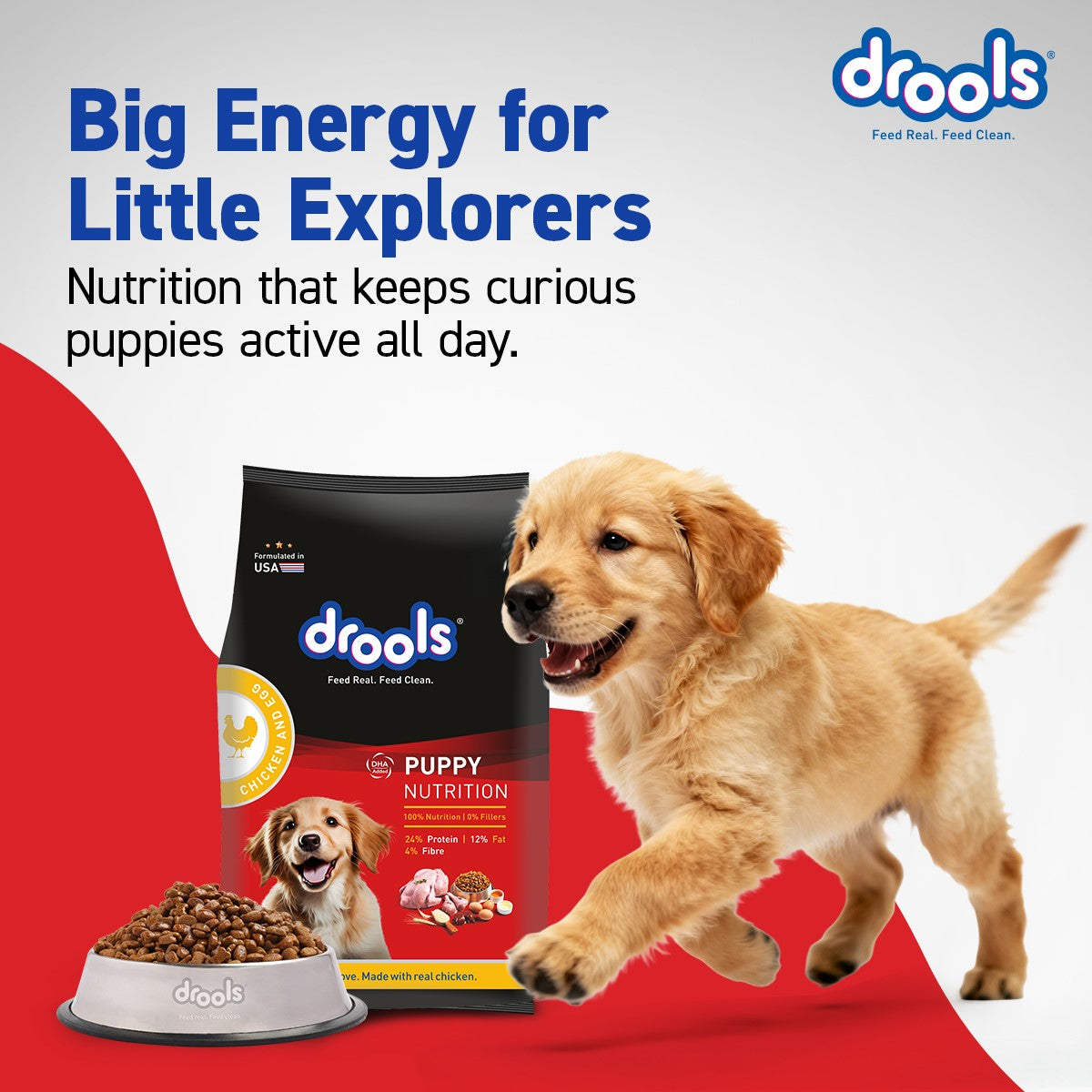 Drools Puppy Chicken & Egg | Dry Dog Food