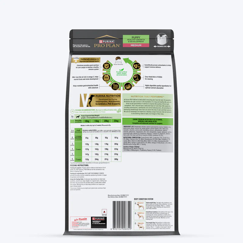 Purina Pro Plan Medium Puppy | Dry Dog Food