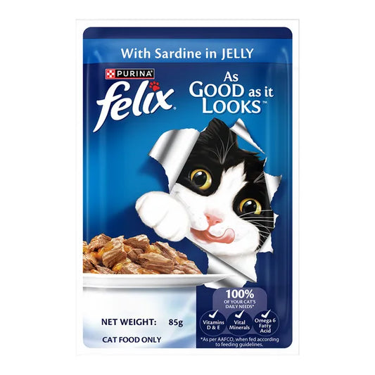 Felix Sardine in Jelly | Wet Cat Food - Nikhil Pet Store