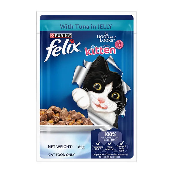 Felix Kitten Tuna in Jelly | Wet Cat Food