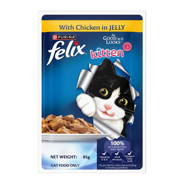 Felix Kitten Chicken in Jelly | Wet Cat Food
