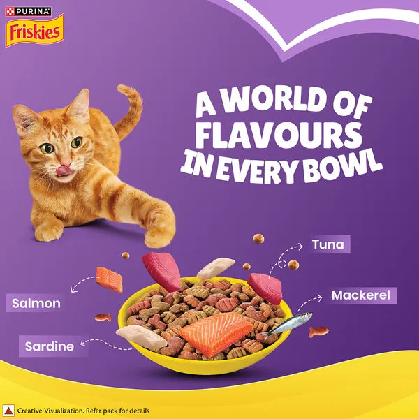 Purina Friskies Surfin' Favourite Adult | Dry Cat Food