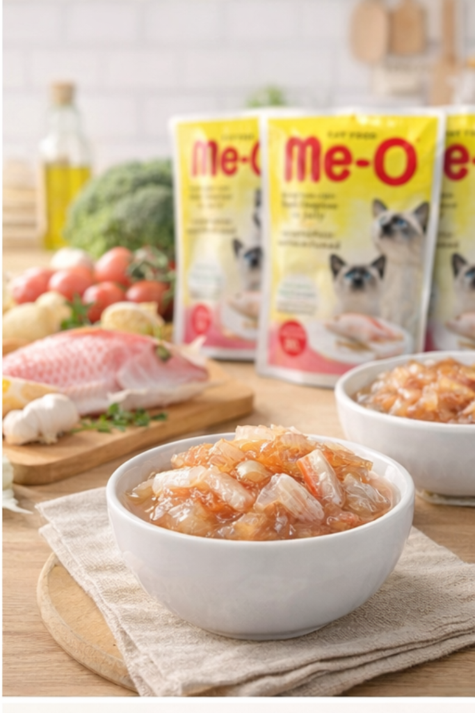 ME-O Sardine with Red Snapper in Jelly | Wet Cat Food