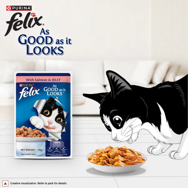 Felix Salmon in Jelly | Wet Cat Food