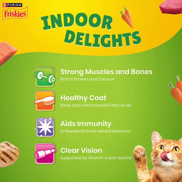 Purina Friskies Adult Indoor Delight | Dry Cat Food