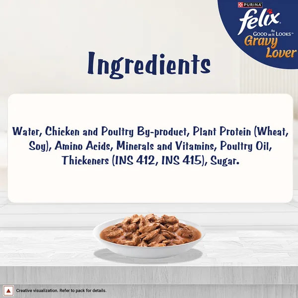 Felix Gravy Lover Chicken in Gravy | Wet Cat Food