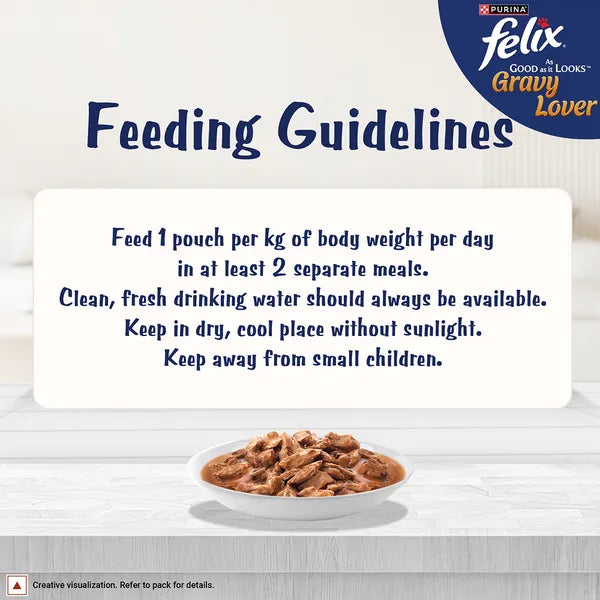Felix Gravy Lover Salmon in Gravy | Wet Cat Food