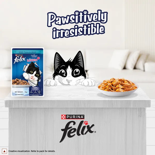 Felix Kitten Tuna in Jelly | Wet Cat Food