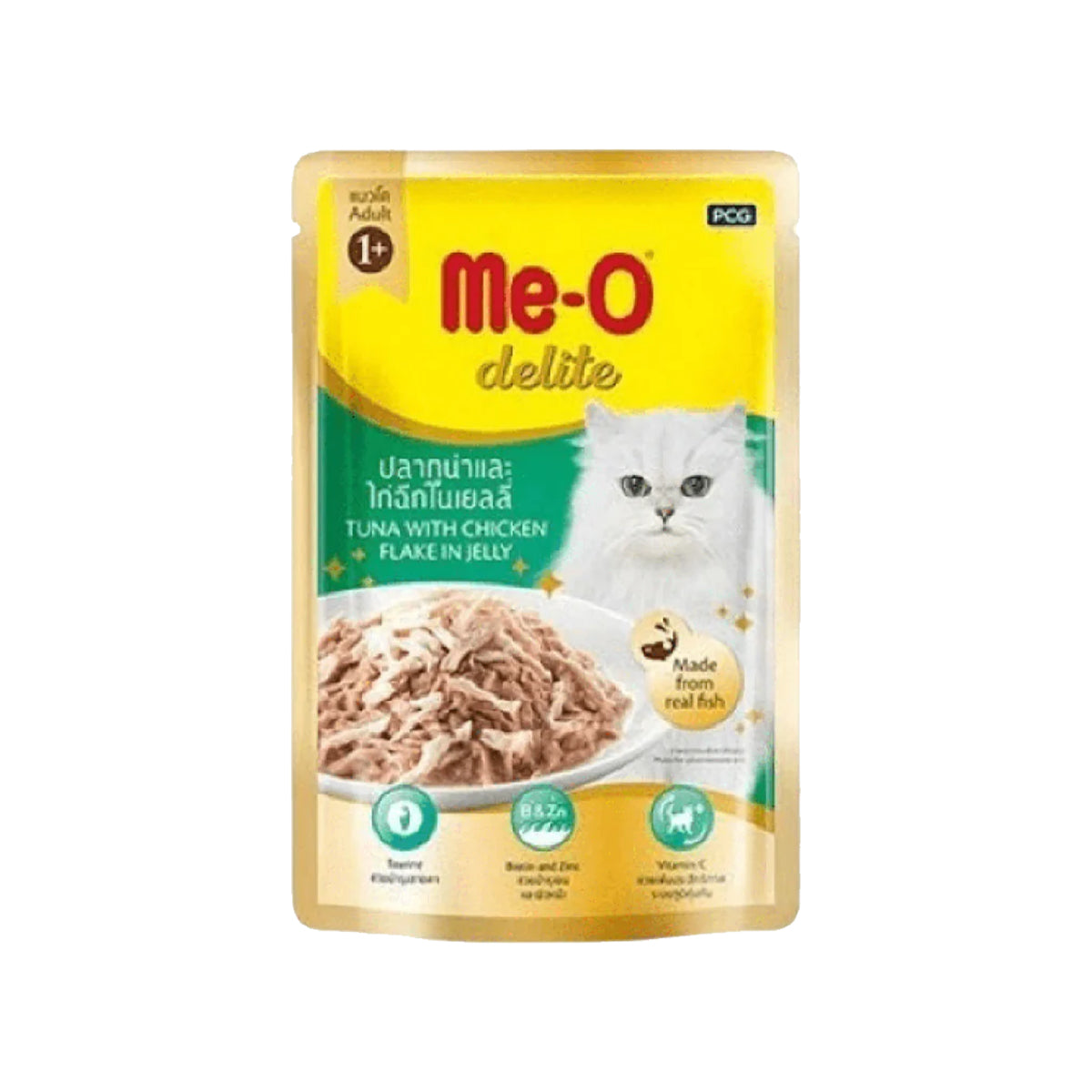 ME-O Delite Tuna with Chicken in Jelly | Wet Cat Food