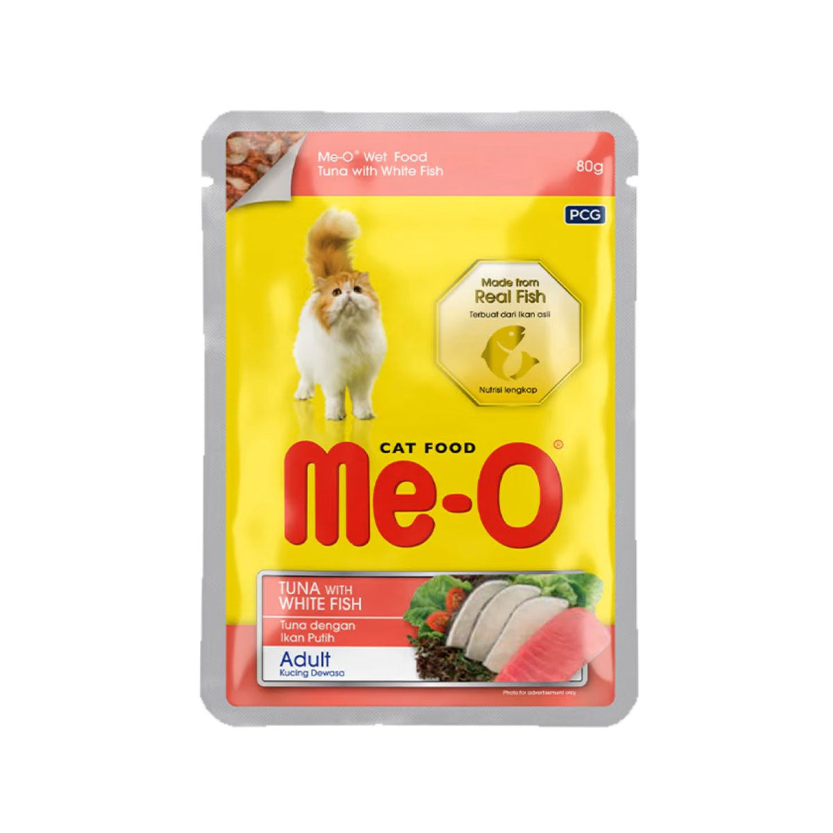 ME-O Tuna with White Fish Gravy | Wet Cat Food