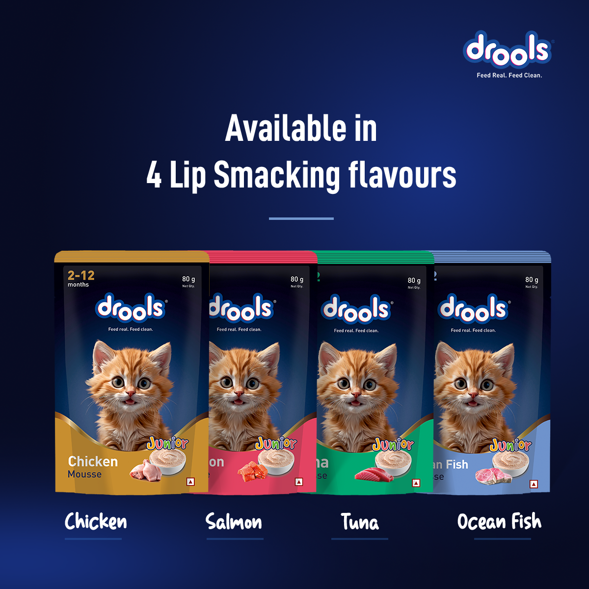 Drools Mousse Chicken Kitten - 80 gm | Wet Cat Food