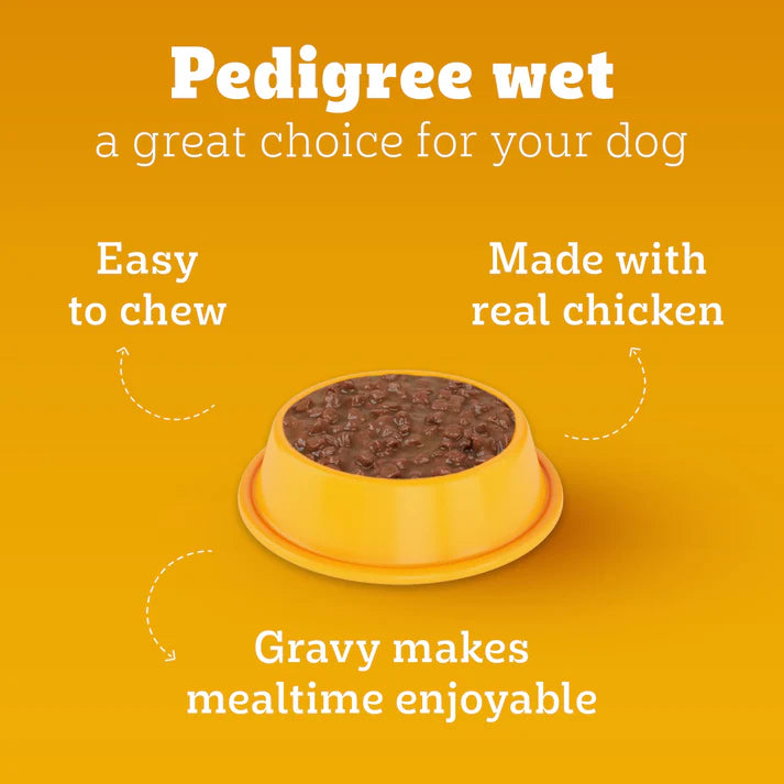 Pedigree Adult Roasted Lamb Gravy | Wet Dog Food