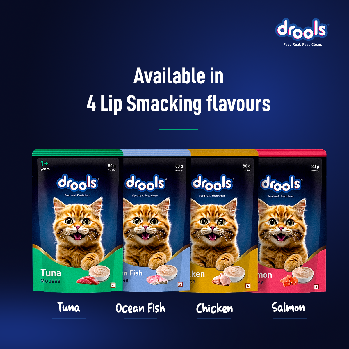 Drools Mousse Tuna - 80 gm | Wet Cat Food