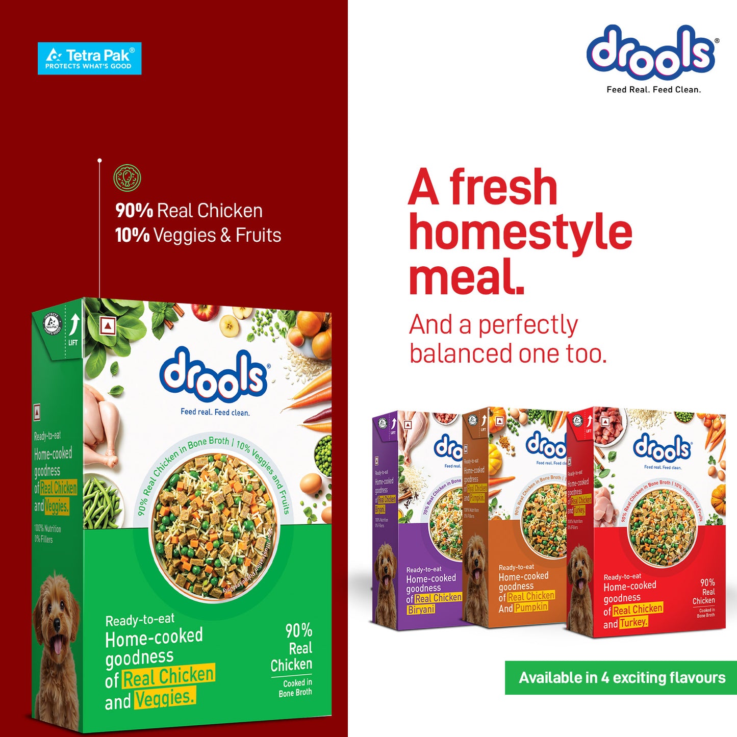 Drools Chicken Veggies Biryani | Fresh Dog Food