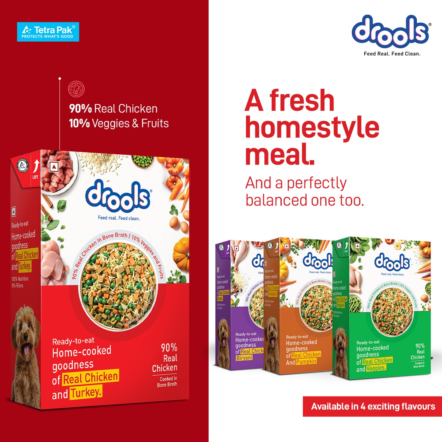 Drools Chicken & Turkey Biryani | Fresh Dog Food