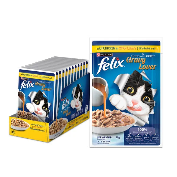 Felix Gravy Lover Chicken in Gravy | Wet Cat Food