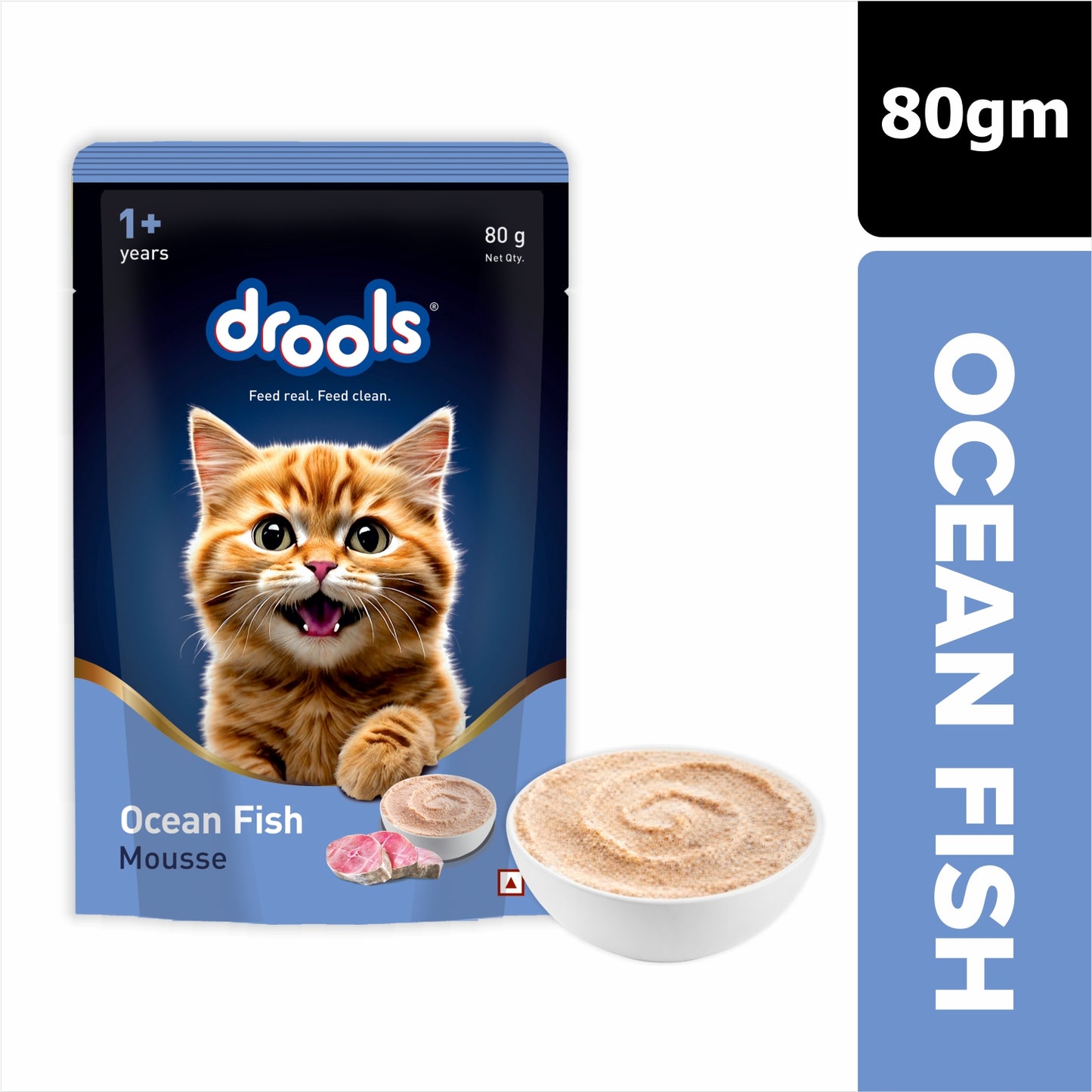 Drools Mousse Ocean Fish - 80 gm | Wet Cat Food