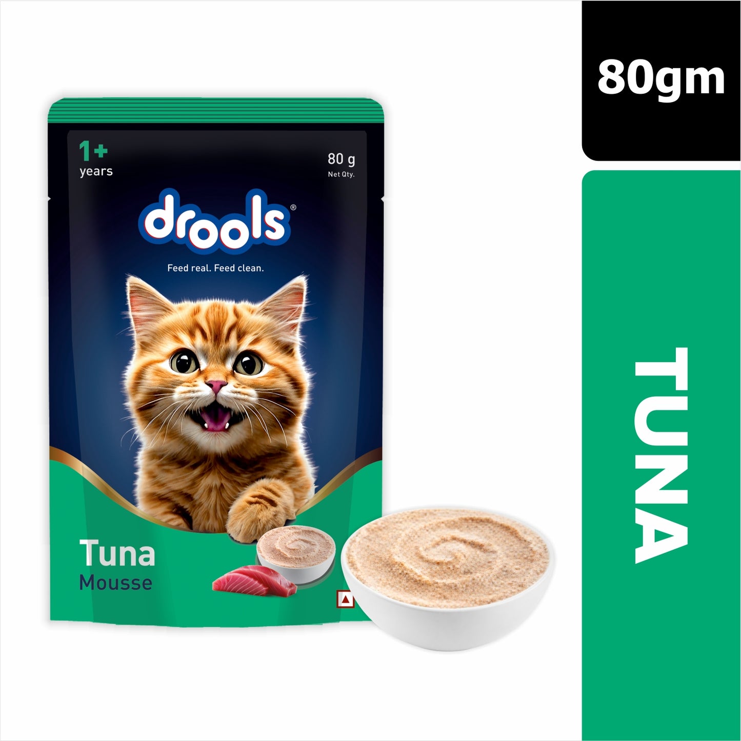 Drools Mousse Tuna - 80 gm | Wet Cat Food