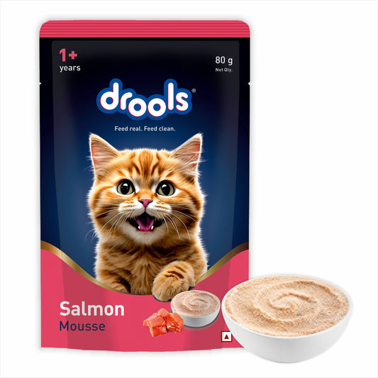 Drools Mousse Salmon - 80 gm | Wet Cat Food