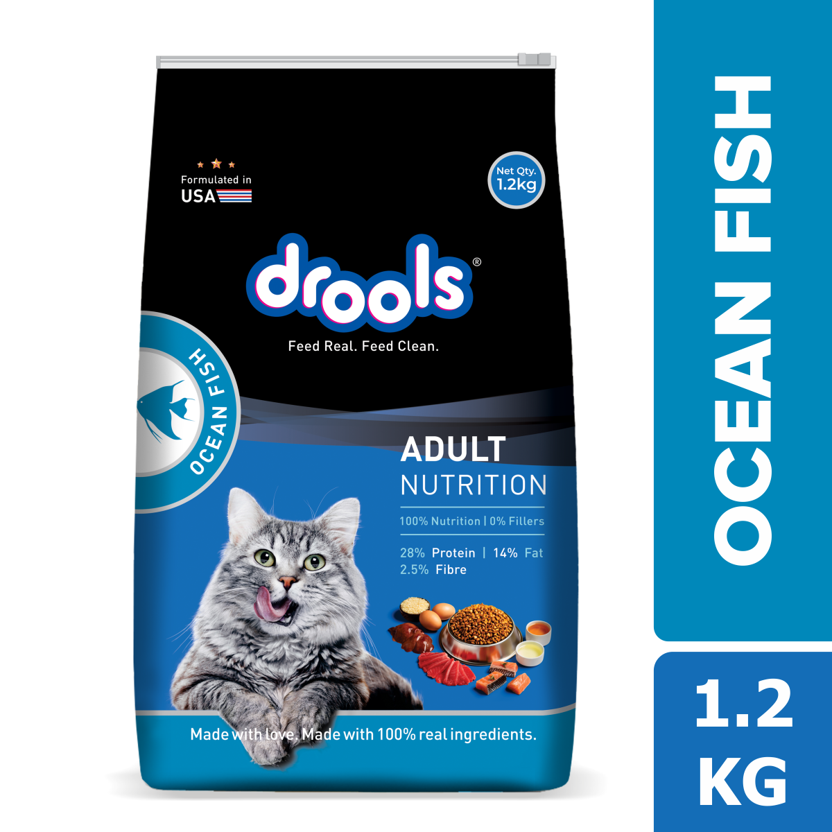 Drools Adult Ocean Fish | Dry Cat Food