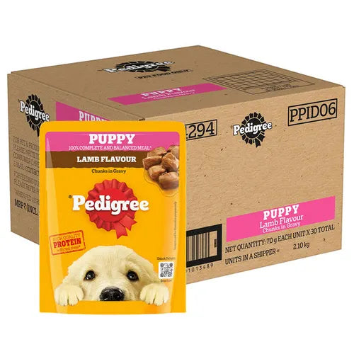 Pedigree Puppy Roasted Lamb Gravy | Wet Dog Food