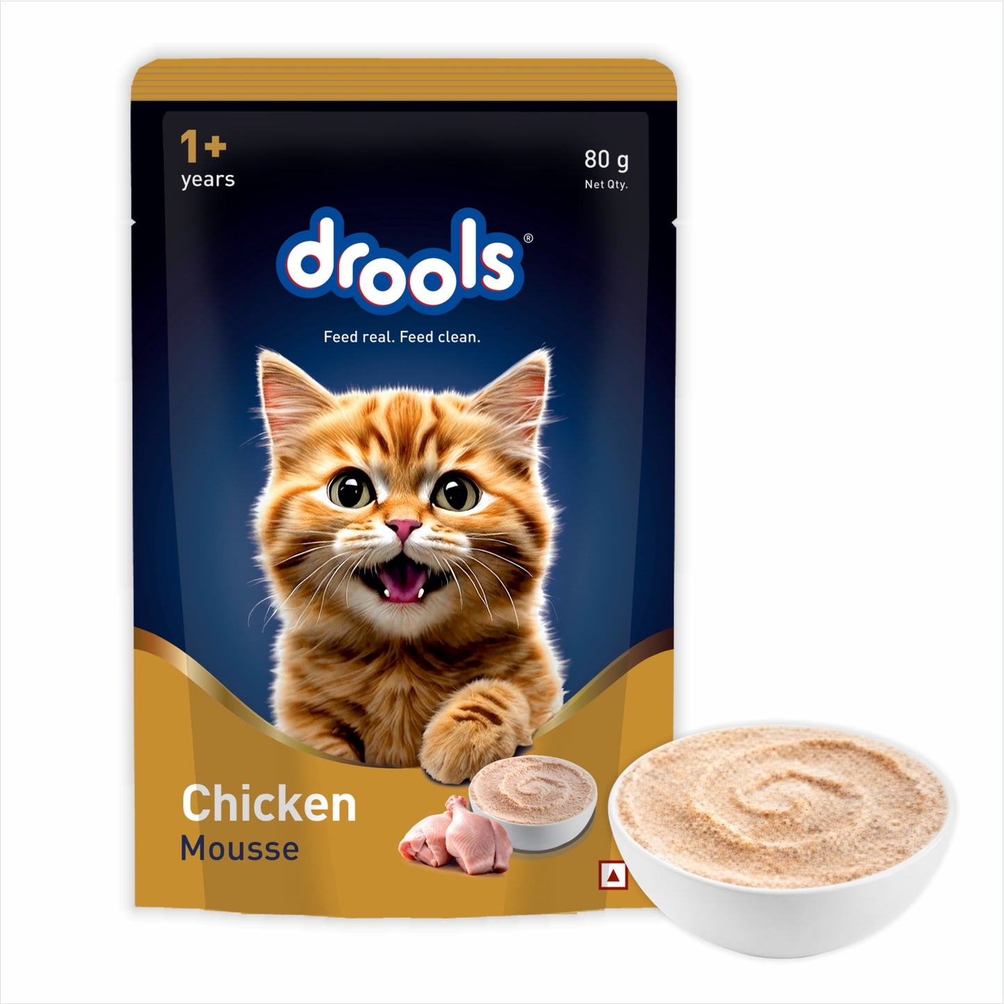 Drools Mousse Chicken - 80 gm | Wet Cat Food