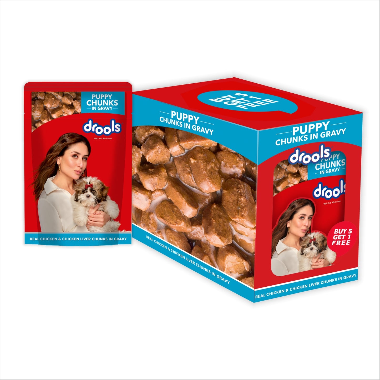 Drools Chicken & Liver Puppy Gravy | Wet Dog Food