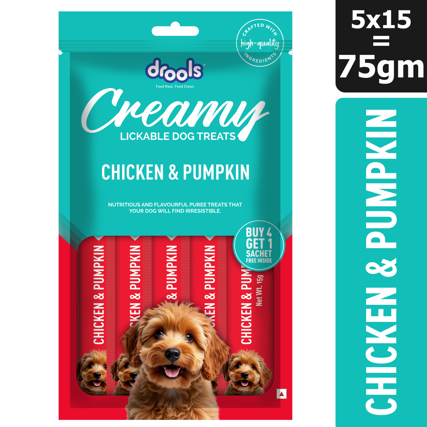 Drools Chicken & Pumpkin Creamy Treat | Wet Dog Food