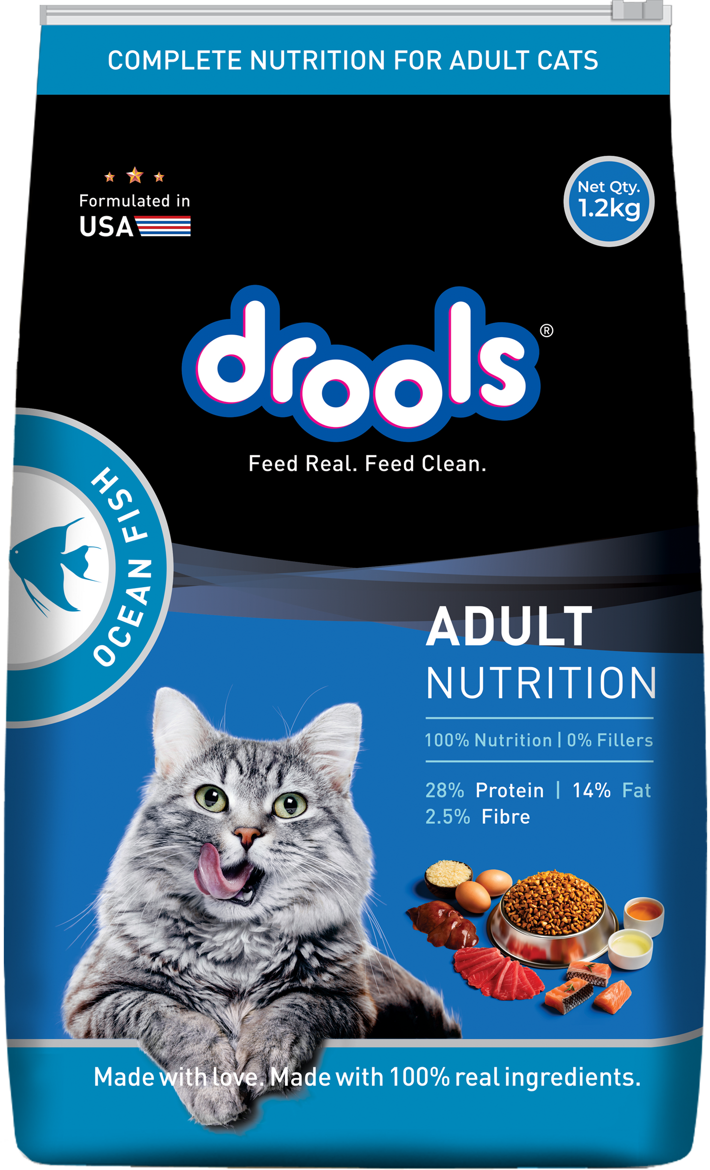 Drools Adult Ocean Fish | Dry Cat Food