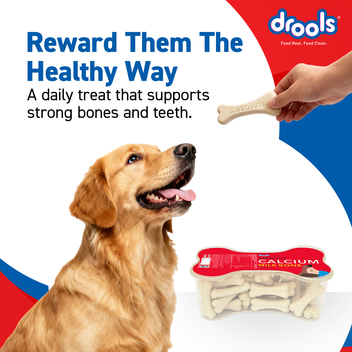 Drools Absolute Calcium Bone | Dry Dog Treats