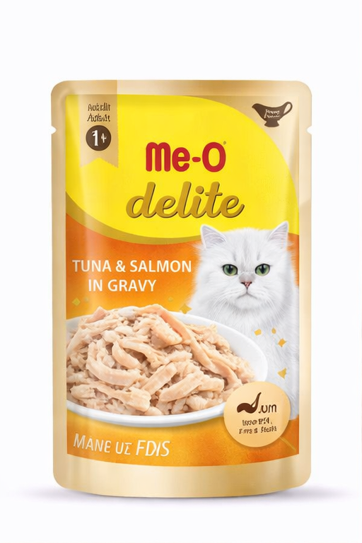 ME-O Delite Tuna and Salmon in Gravy | Wet Cat Food