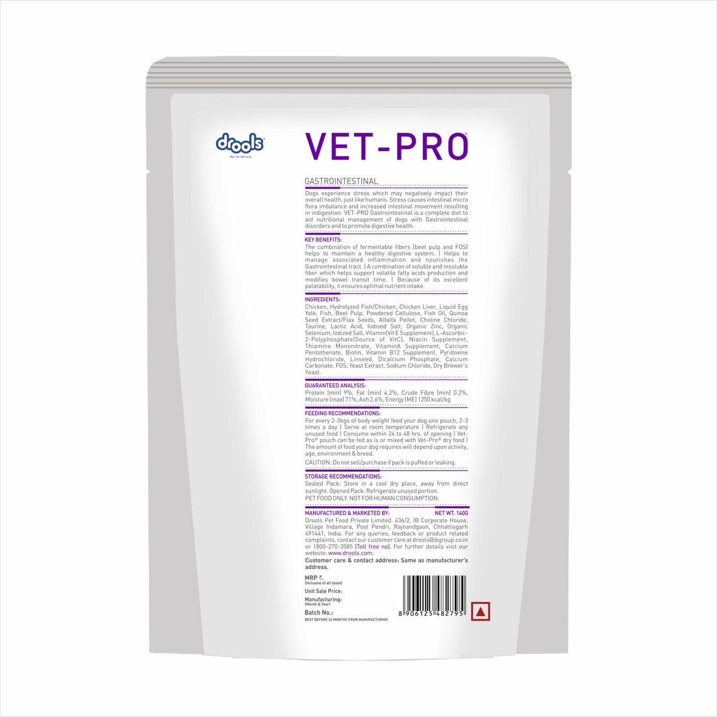 Drools Vet-Pro Gastrointestinal Gravy | Wet Dog Food