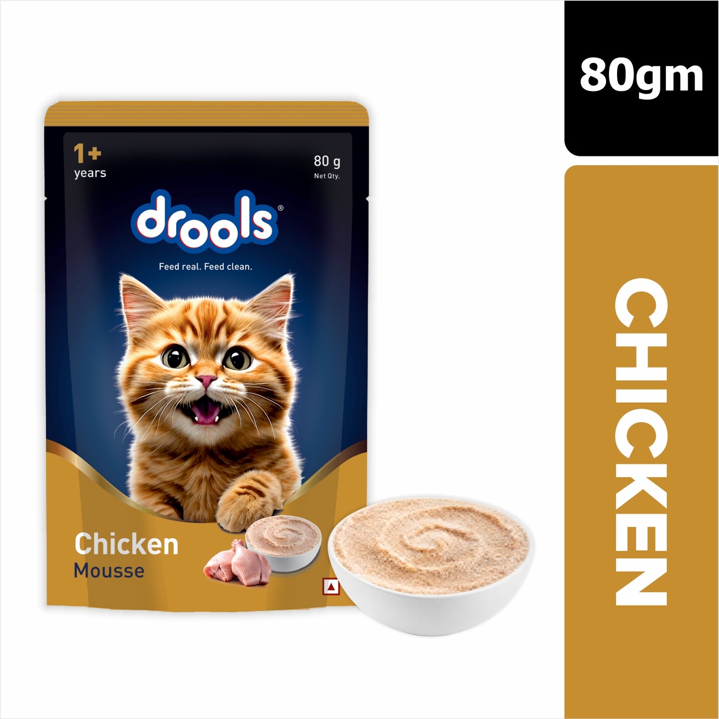 Drools Mousse Chicken - 80 gm | Wet Cat Food