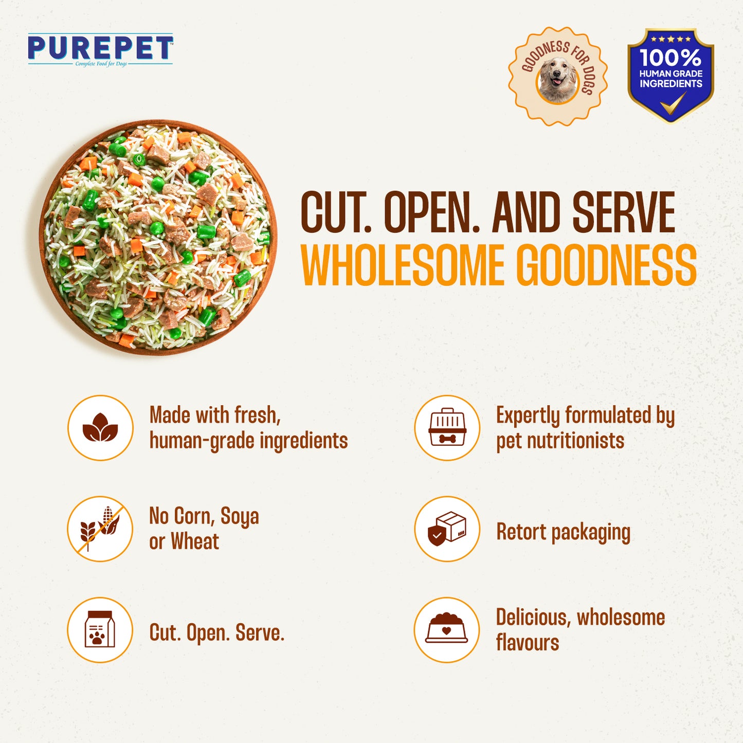Purepet Biryani Combo | Fresh Dog Food