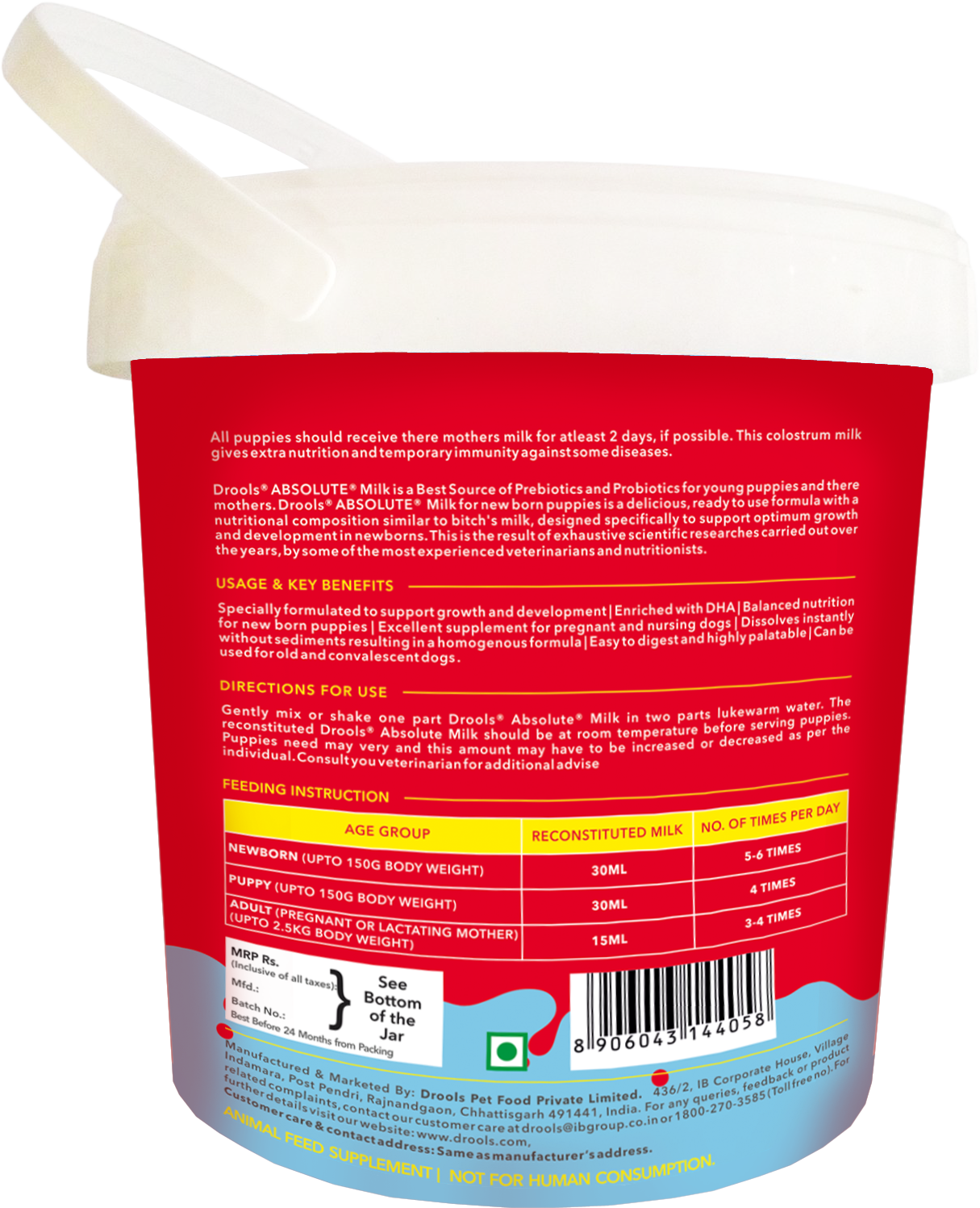 Drools Absolute Milk for Dogs | Pet Suppliment