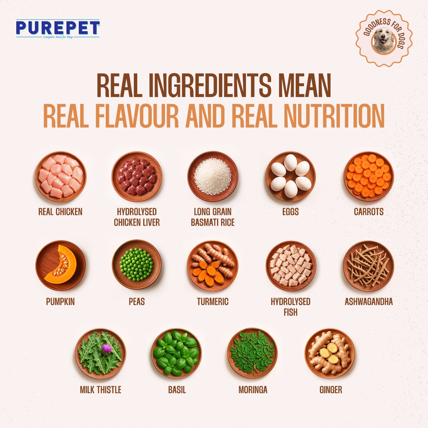 Purepet Chicken & Pumpkin Biryani | Fresh Dog Food