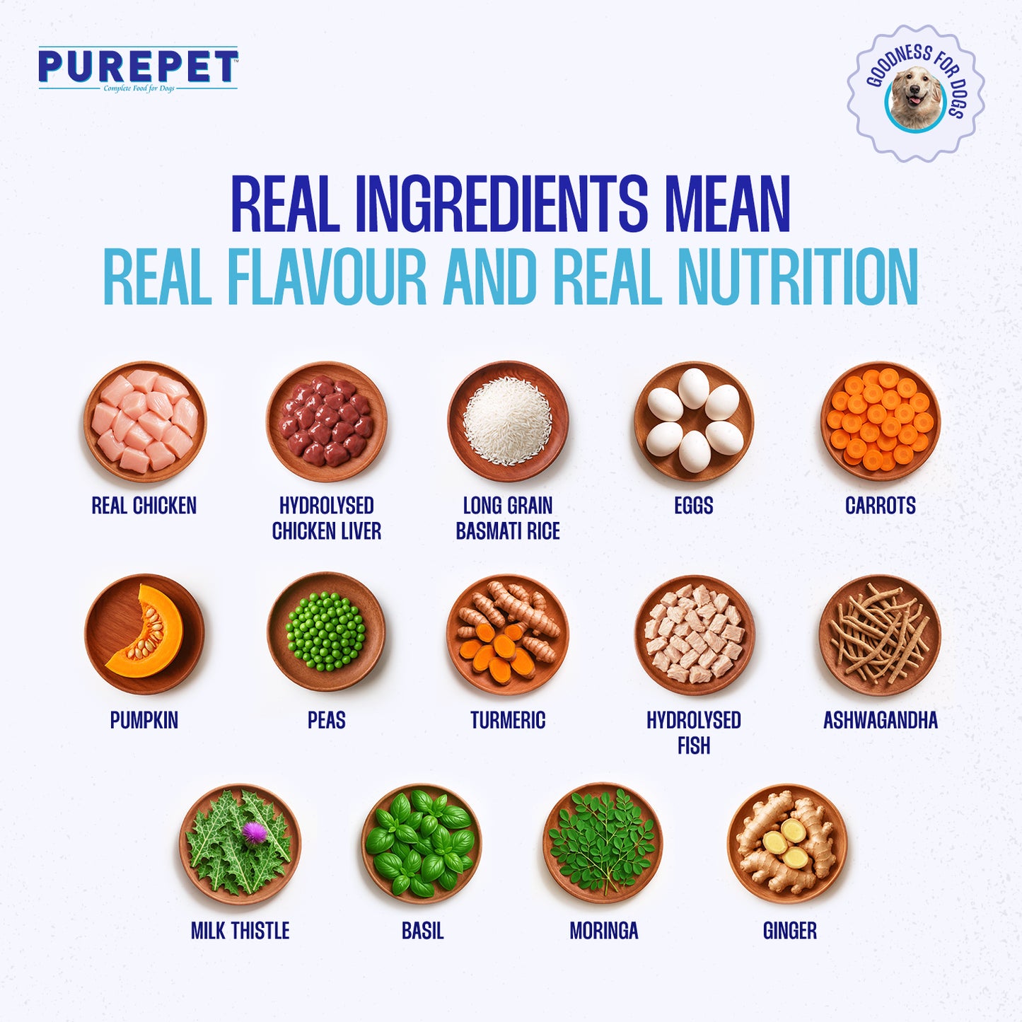 Purepet Chicken & Vegetable Biryani | Fresh Dog Food